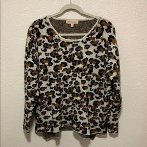 Philosophy Women's Animal Print Sweater Size L